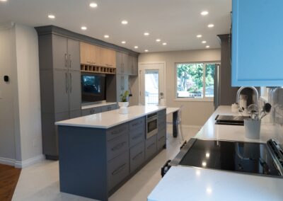 kitchen renovation modern design in coquitlam by the profile renovation team