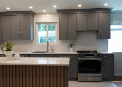 kitchen renovation modern design in coquitlam by the profile renovation team