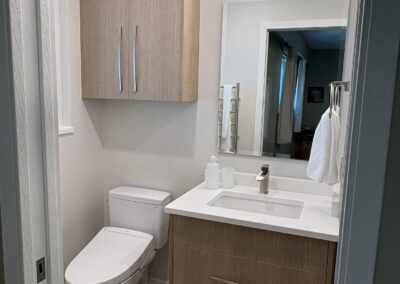 ensuite bathroom after profile renovation team finishes their renovation