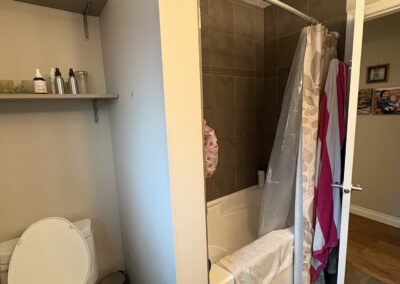 main bathroom before profile renovation gets to work
